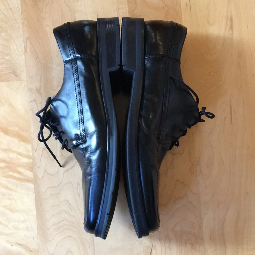 NUNN BUSH | Black Leather Dress Shoes Square Toe Oxford